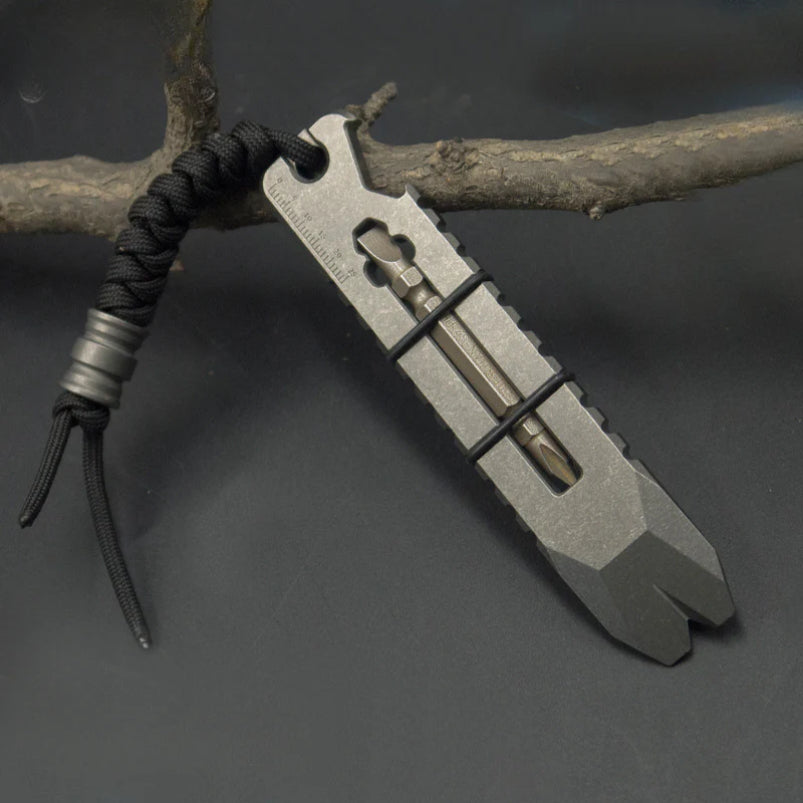 TC21 titanium Multi-Tool Wrench Pry Bar Screwdriver EDC