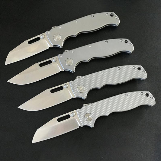 Titanium Alloy Folding Knife Wilderness Hunting Pocket Knives