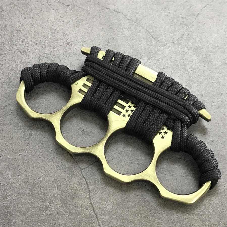 Creative American Flag Design Brass Knuckle Duster EDC