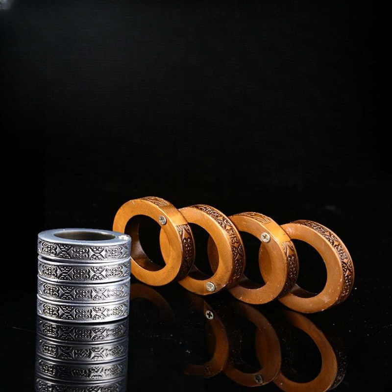 Falun Stainless Steel Folding Four Finger Fist Buckle Finger Tiger