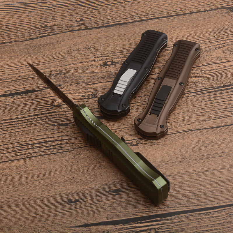 Coltelli con impugnatura in alluminio BM3300 Coltello tattico da difesa con rampino