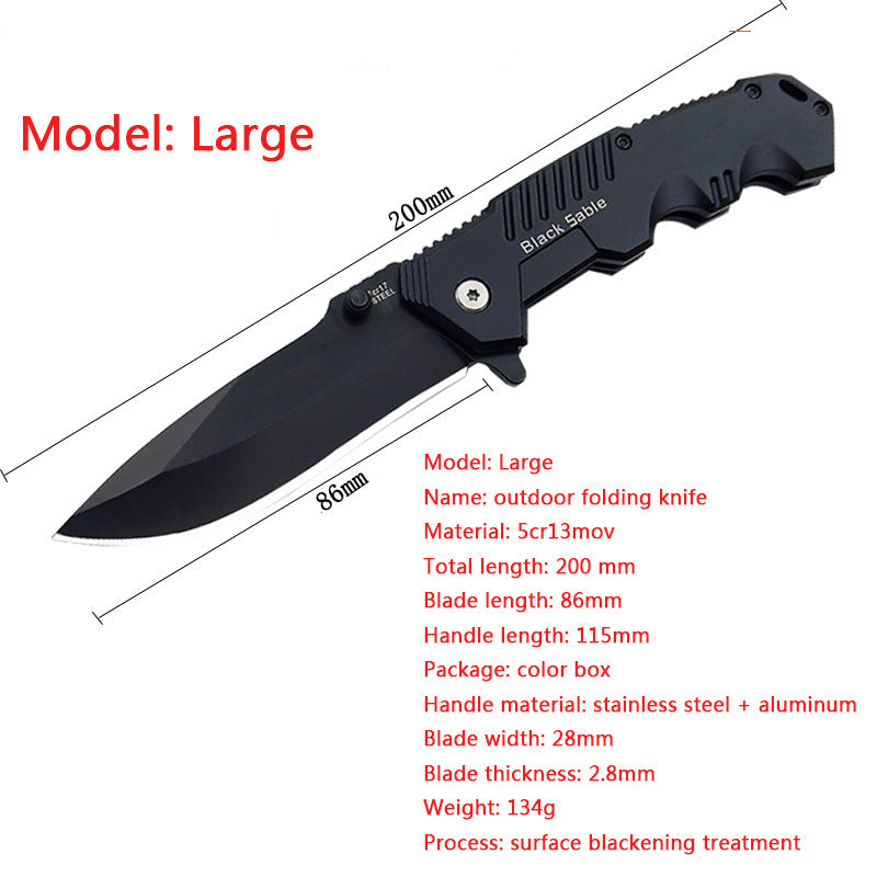 Militarily Portable Folding Knife Tactics Pocket Knives
