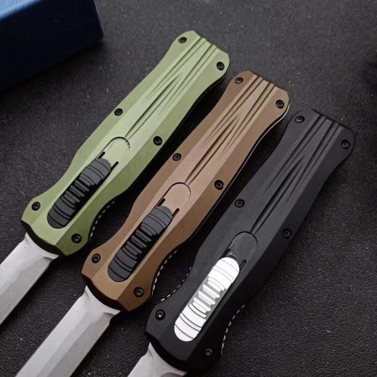 3320 Outdoor Tactical Knives Aluminum Handle D2 Blade