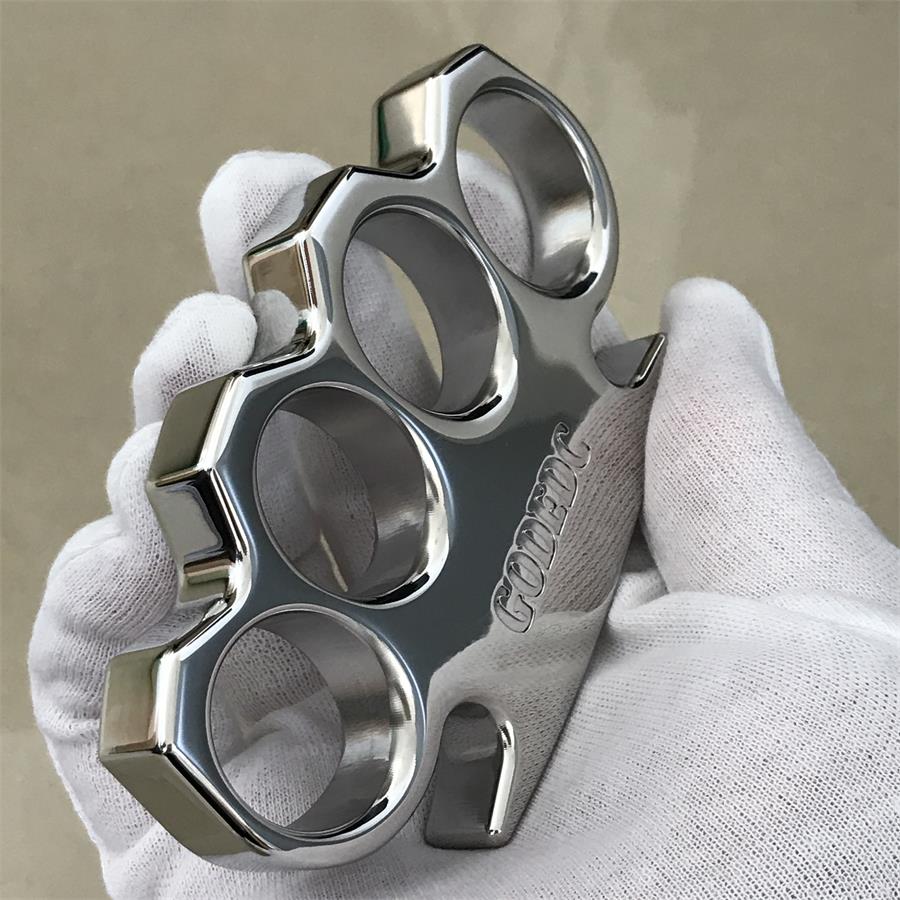 GODEDC High Quality Solid Classic Mirror Steel Knuckle Duster EDC