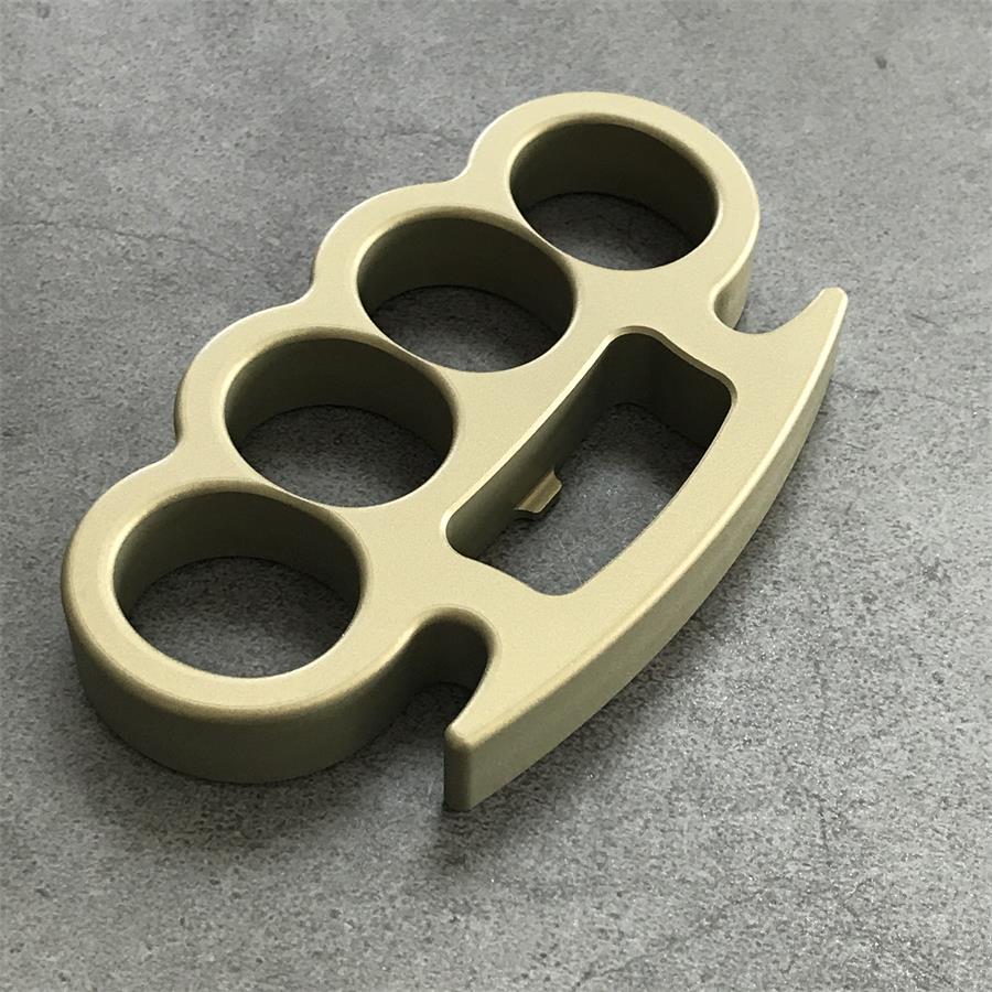 Aluminum Knuckle Duster Self Defense Bottle Opener EDC