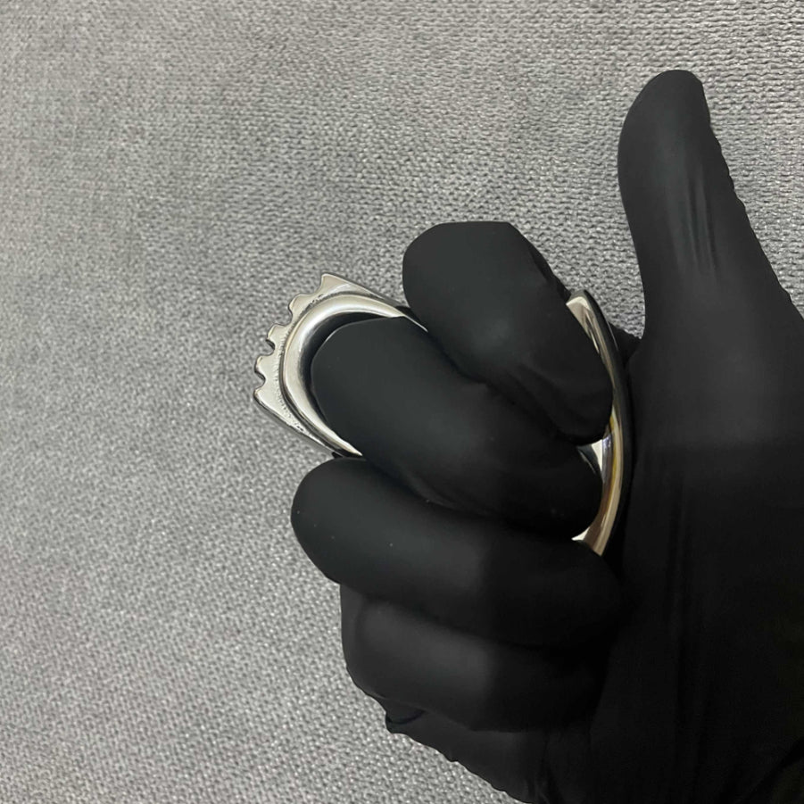 High Quality Solid Steel Right Hand Single Finger Knuckle Duster