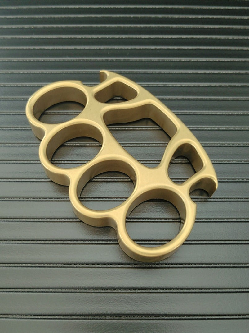 High Quality Stonewashed Brass Knuckle Duster Bottle Opener EDC