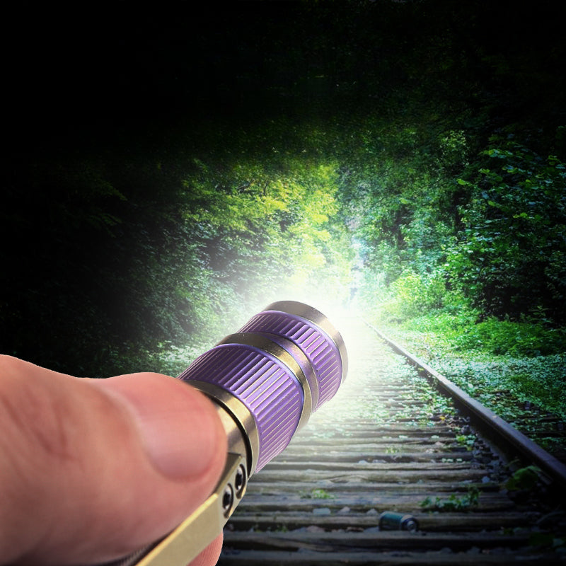 Titanium Alloy Multi-Function Led Tactical Pen Women's Anti-Wolf Artifact