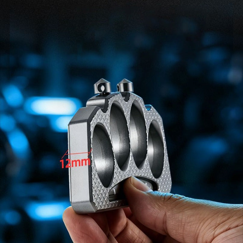 Detachable Cone Tip Knuckle Dusters Broken Window EDC