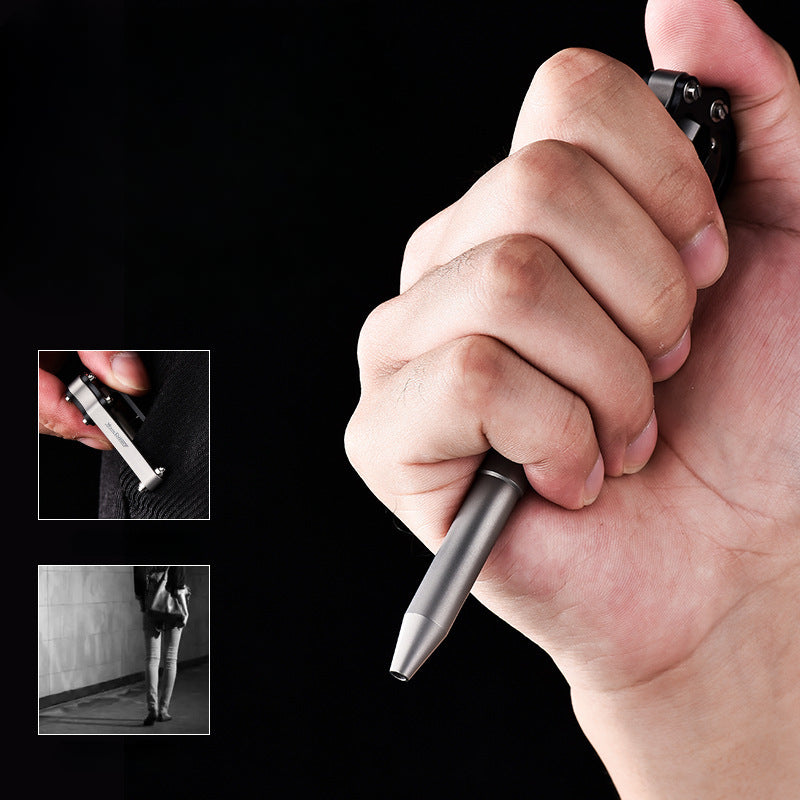 Creative Horn Design Titanium Alloy Tactical Pen EDC