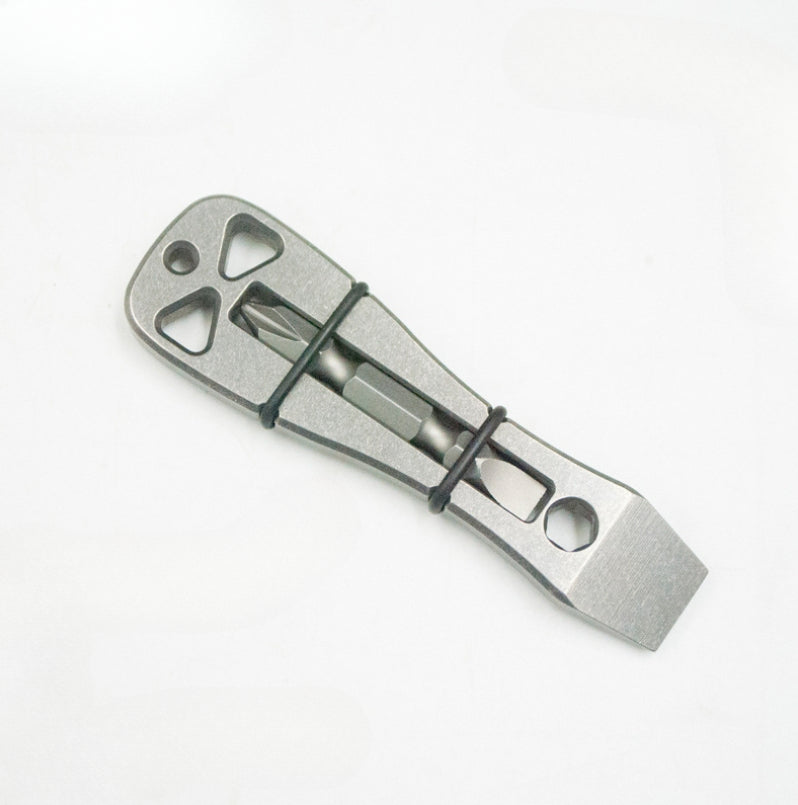 Titanium TC21 Mini Multi-Tool Tactical Pry Bar Screwdriver