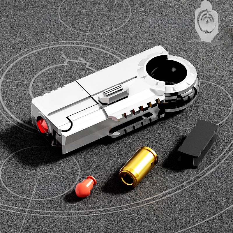 Finger Ring Double Soft Bullet Gun Simulation Can Throw Shell Toy Gun