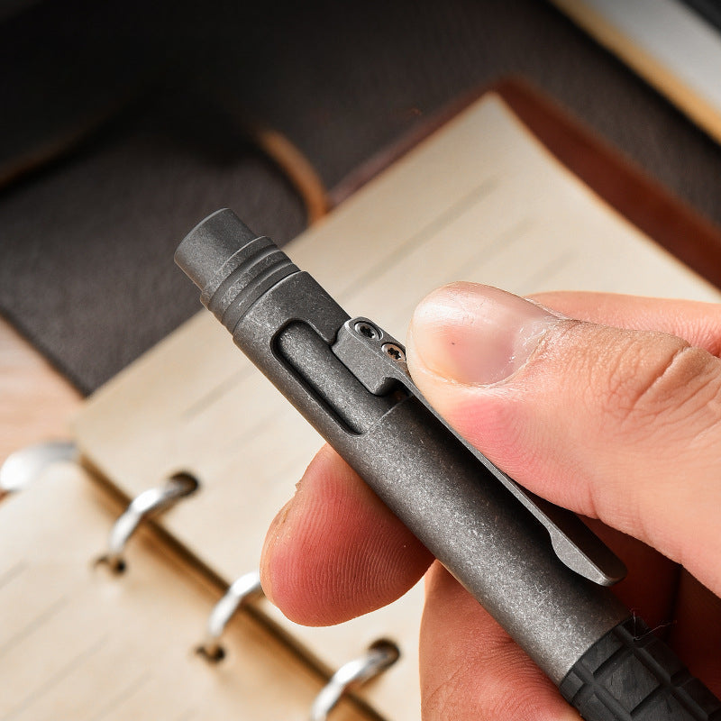 Titan Titanium Alloy Sentinel Tactical Flick Pen EDC