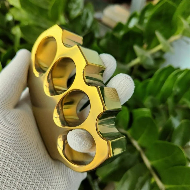 High Quality Titanium Thickened Classic Yellow Knuckle Duster