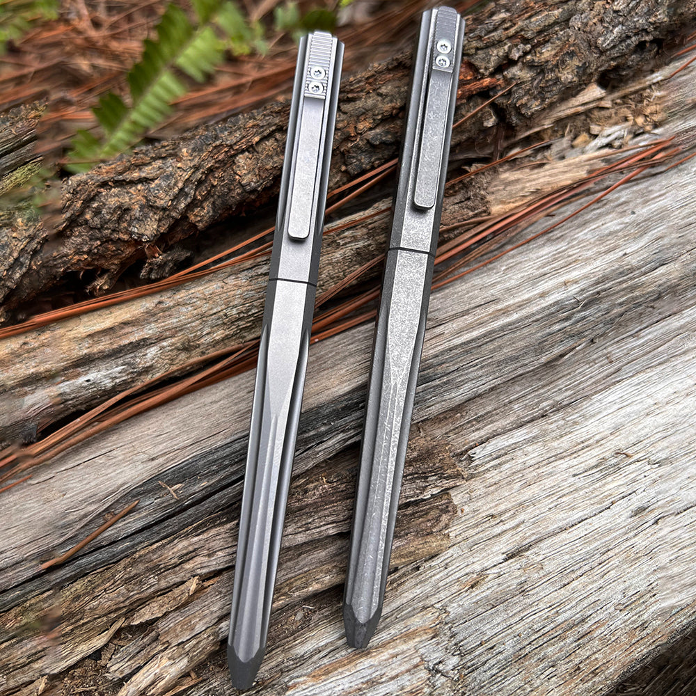 X-MEN Geometric Titanium Alloy Multifunctional Self-Defense Pen