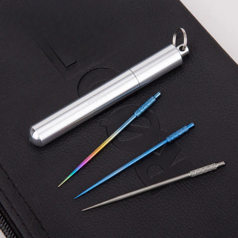 Tito Titanium Alloy Toothpick Pure Titanium Portable Self-Defense