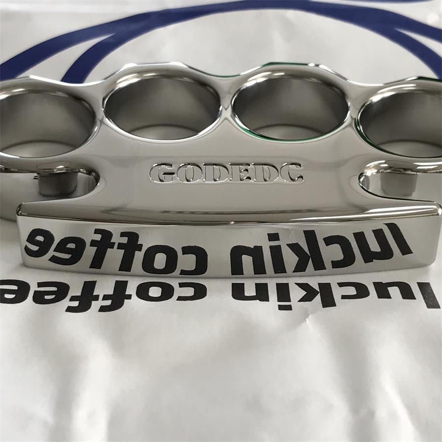 GODEDC High Quality Solid Classic Mirror Steel Knuckle Duster EDC