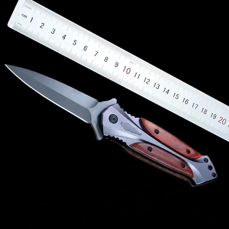 BM Wooden Handle Folding Knife Hunting Knives