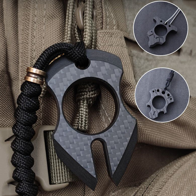 Various Types Carbon Fiber Single Finger Knuckles Duster EDC