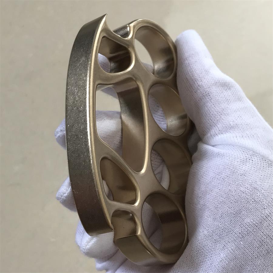 High Quality Stonewashed Brass Knuckle Duster Bottle Opener EDC