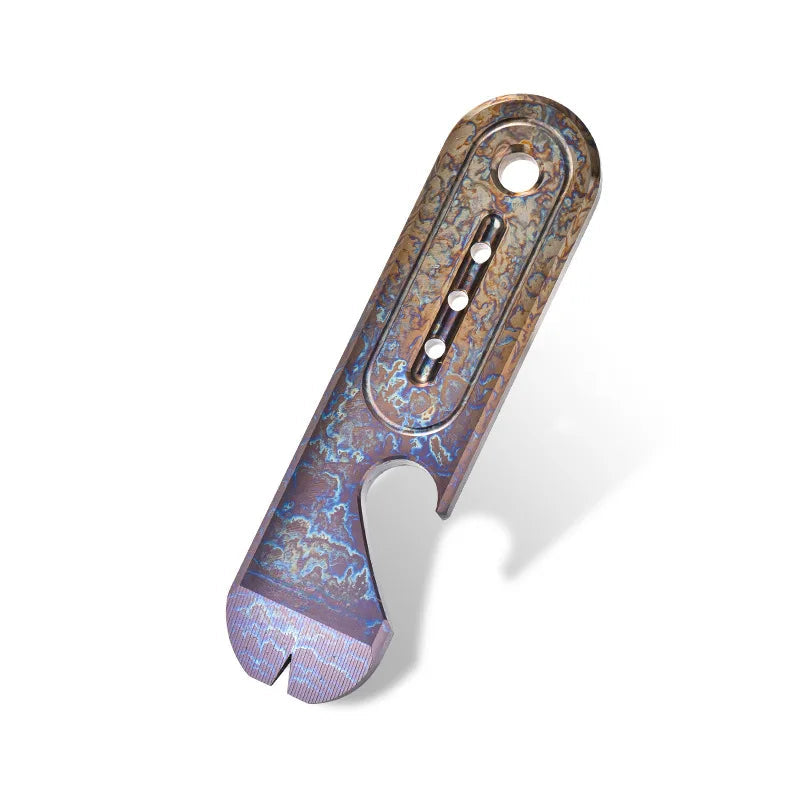 Personalized Colorful Key Charm Multifunctional Titanium Pry Bar