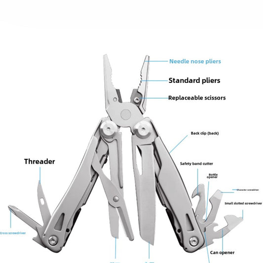 Vanguard 440 Multi EDC Knives Plier Forceps Scissor Bottle Opener