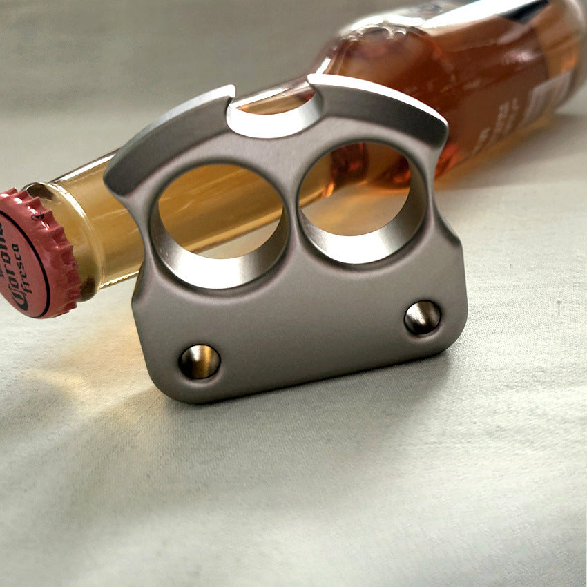 Titan Titanium Knuckle Duster Bottle Opener