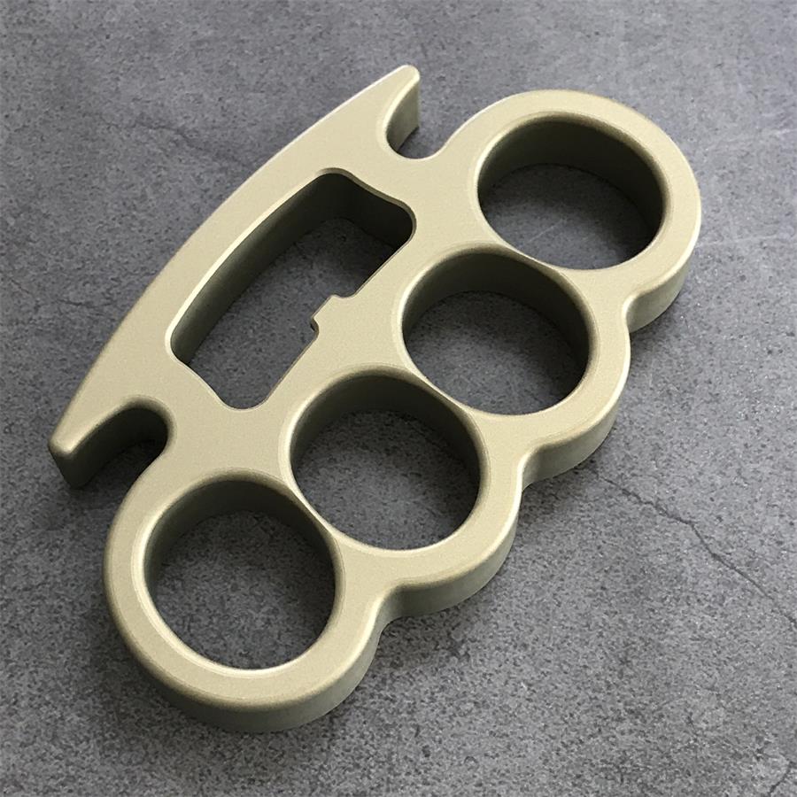 Aluminum Knuckle Duster Self Defense Bottle Opener EDC