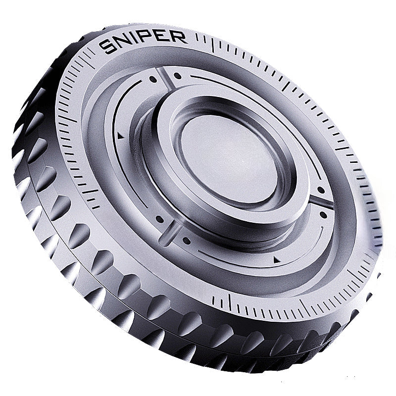 Stainless Steel Fingertip Gyro Decompression Artifact Finger Boy EDC