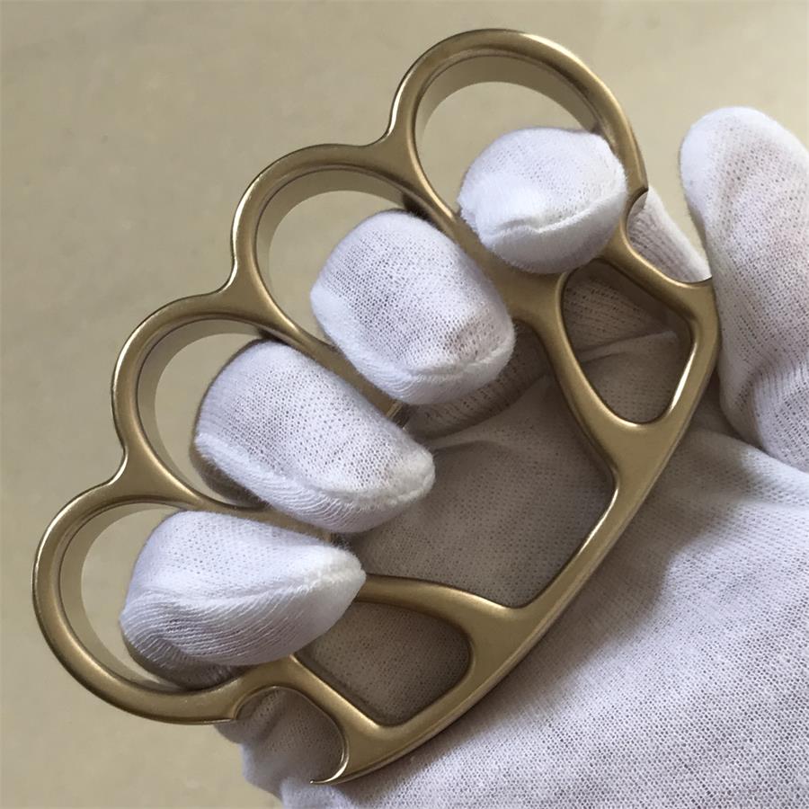 High Quality Stonewashed Brass Knuckle Duster Bottle Opener EDC