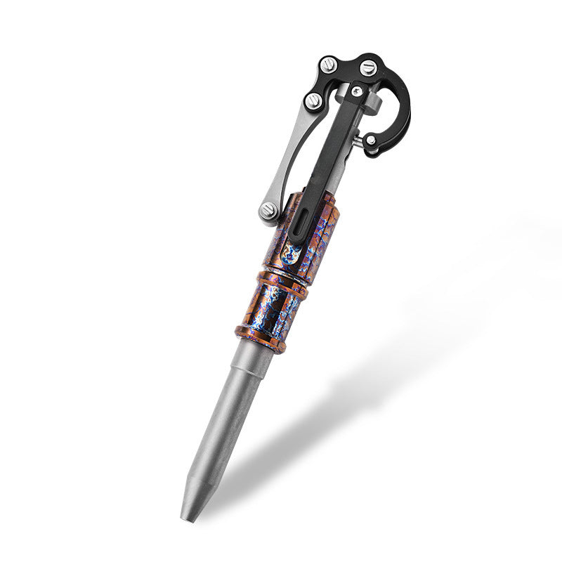 Creative Horn Design Titanium Alloy Tactical Pen EDC