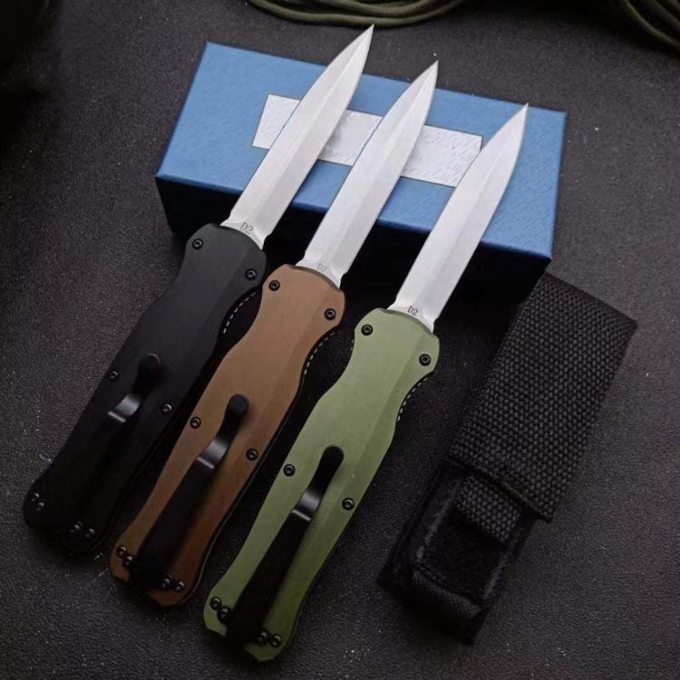 3320 Outdoor Tactical Knives Aluminum Handle D2 Blade