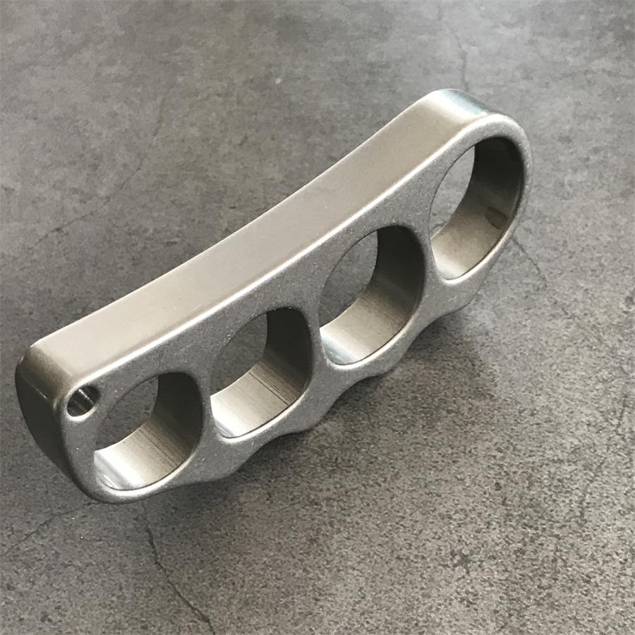 High Quality Medium Solid Titanium Pea Knuckle Duster EDC
