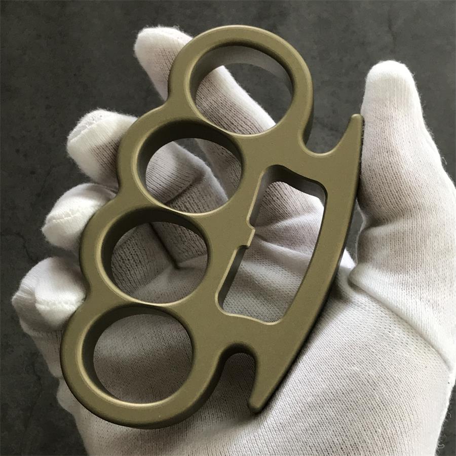 Aluminum Knuckle Duster Self Defense Bottle Opener EDC