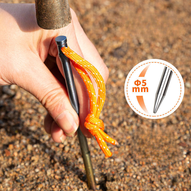 Tito Titanium Alloy Tent Nail Stake Camping Straight Nail