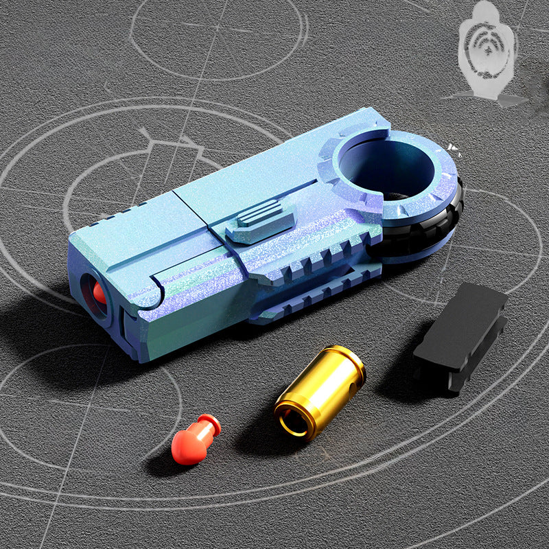 Finger Ring Double Soft Bullet Gun Simulation Can Throw Shell Toy Gun