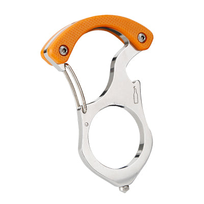 Single Finger Knuckle Duster Keyclip Portable Defense Accessory