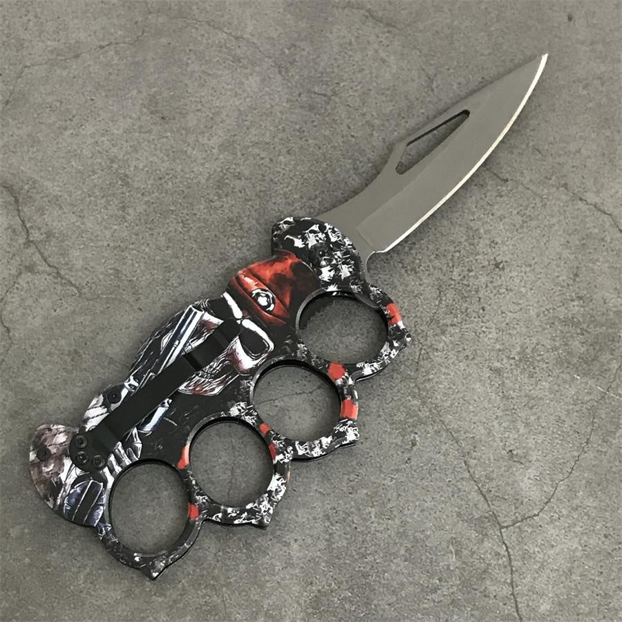 Outdoor Self-defense Knife Knuckle Duster EDC