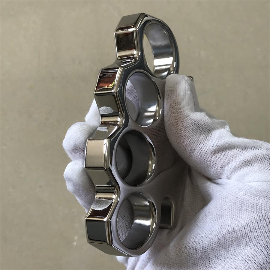 High Quality Fashion Classic Mirror Steel Knuckle Duster Self Defense EDC