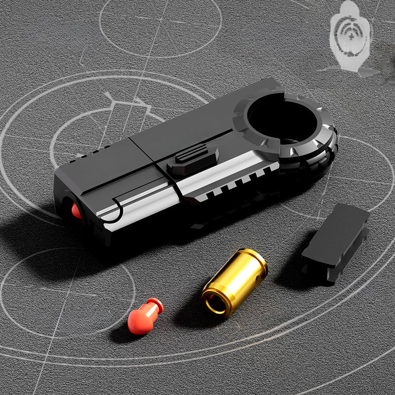 Finger Ring Double Soft Bullet Gun Simulation Can Throw Shell Toy Gun