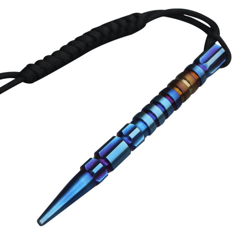 TC4 Titanium Tactical Pen Key Stick Broken Window Defense EDC