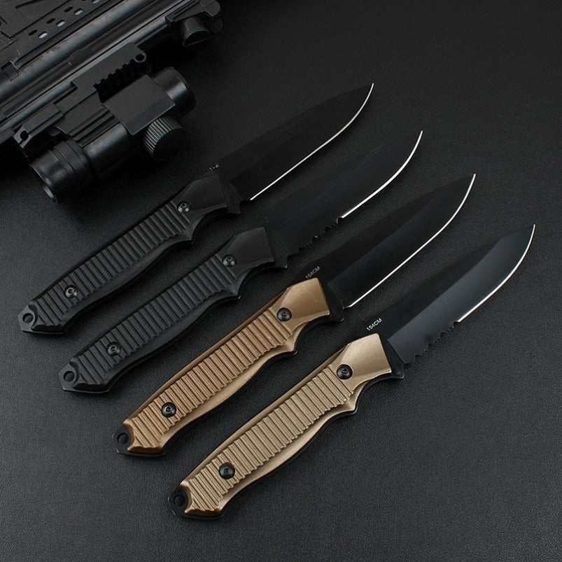 BM140BK Champagne Handle Tactical Straight Knife