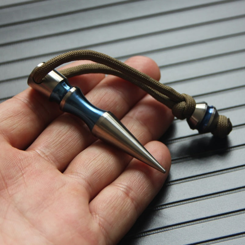 TC4 Titanium Tactical Cone Pendant Hanging Ornament Self-Defense EDC