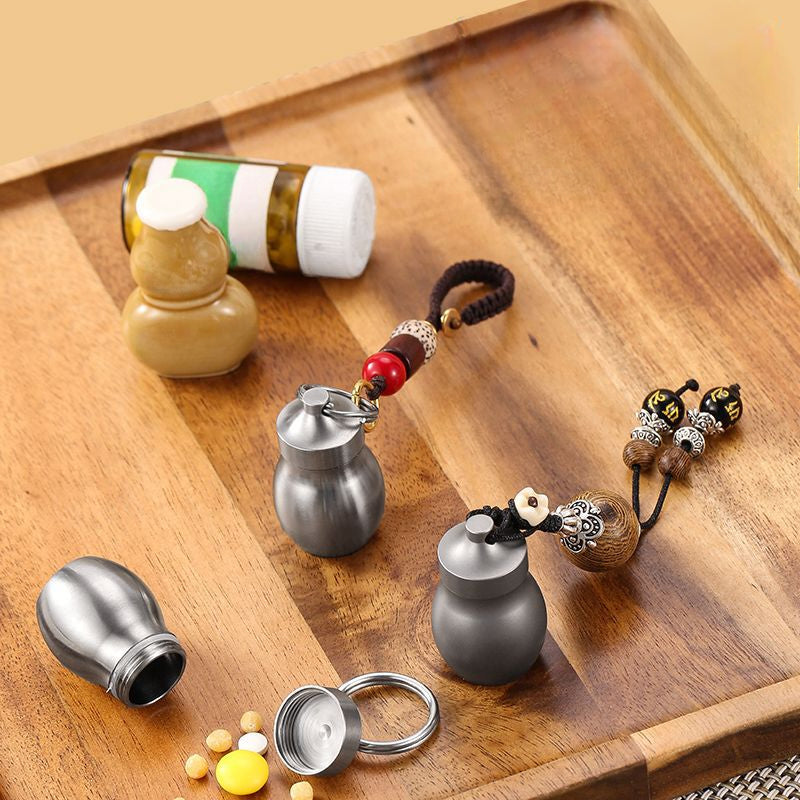 Titanium Alloy Sealed Waterproof Portable First-aid Box