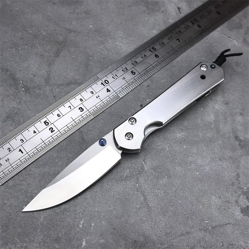 All Steel Handle 5 Cr15 Blade Outdoor Folding Knife EDC