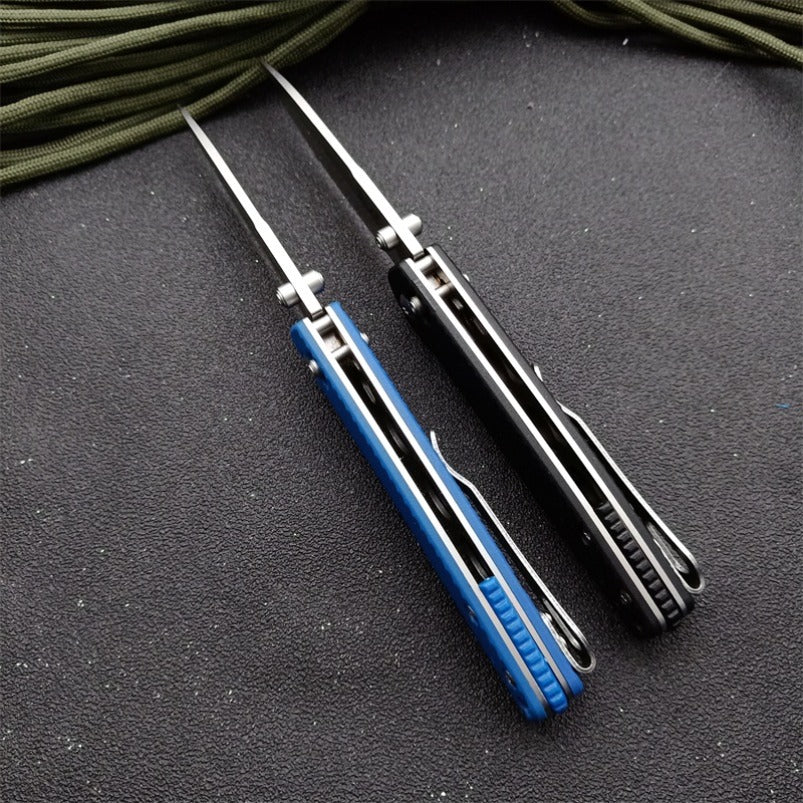 BM485 D2 Steel Folding Knife Fiberglass Edition Handle