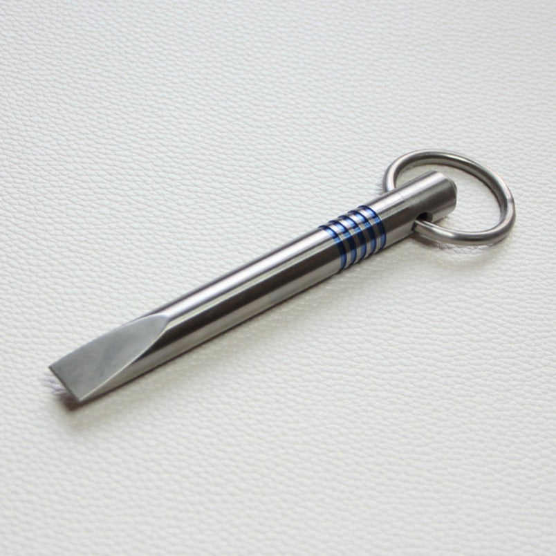 TC4 Titanium X-G Mini Wrecking Bar Pendant EDC