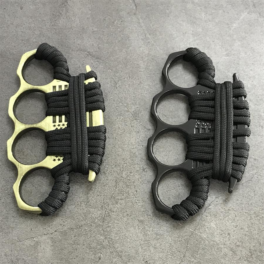 Creative American Flag Design Brass Knuckle Duster EDC