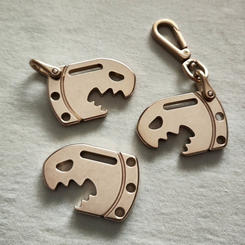 H59 Brass Bottle Opener Key Holder EDC Pendant