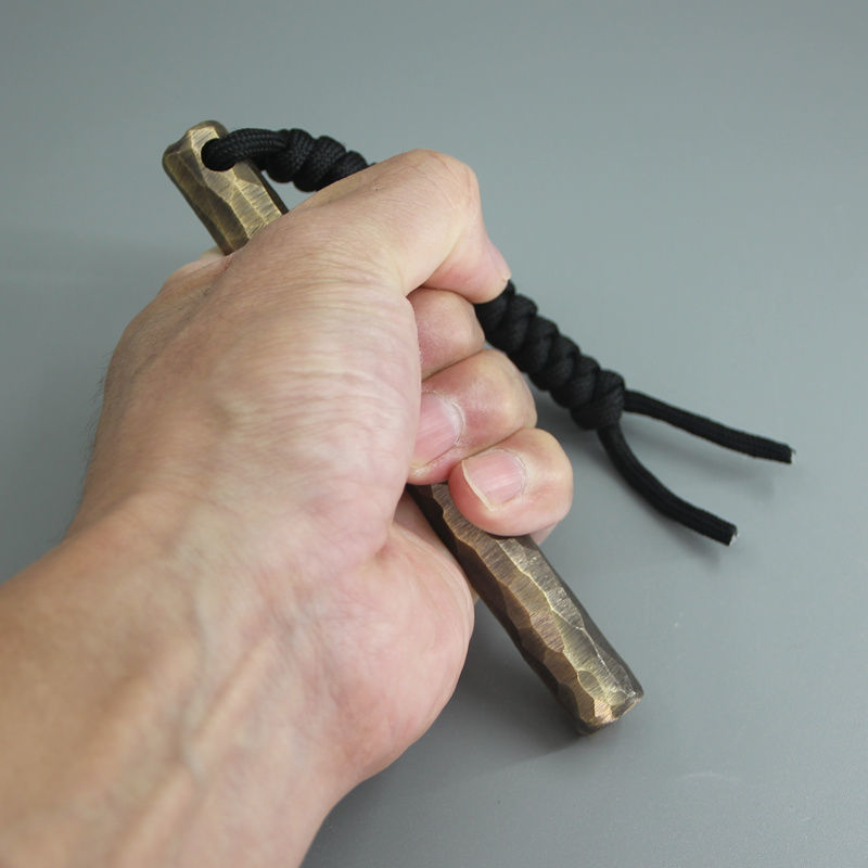 Black Myth - Retro Brass Self-defense Stick Artwork EDC Tool